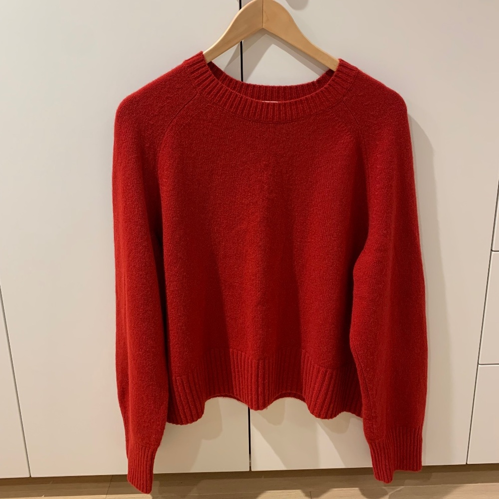 Everlane The Boxy Crew in Cashmere